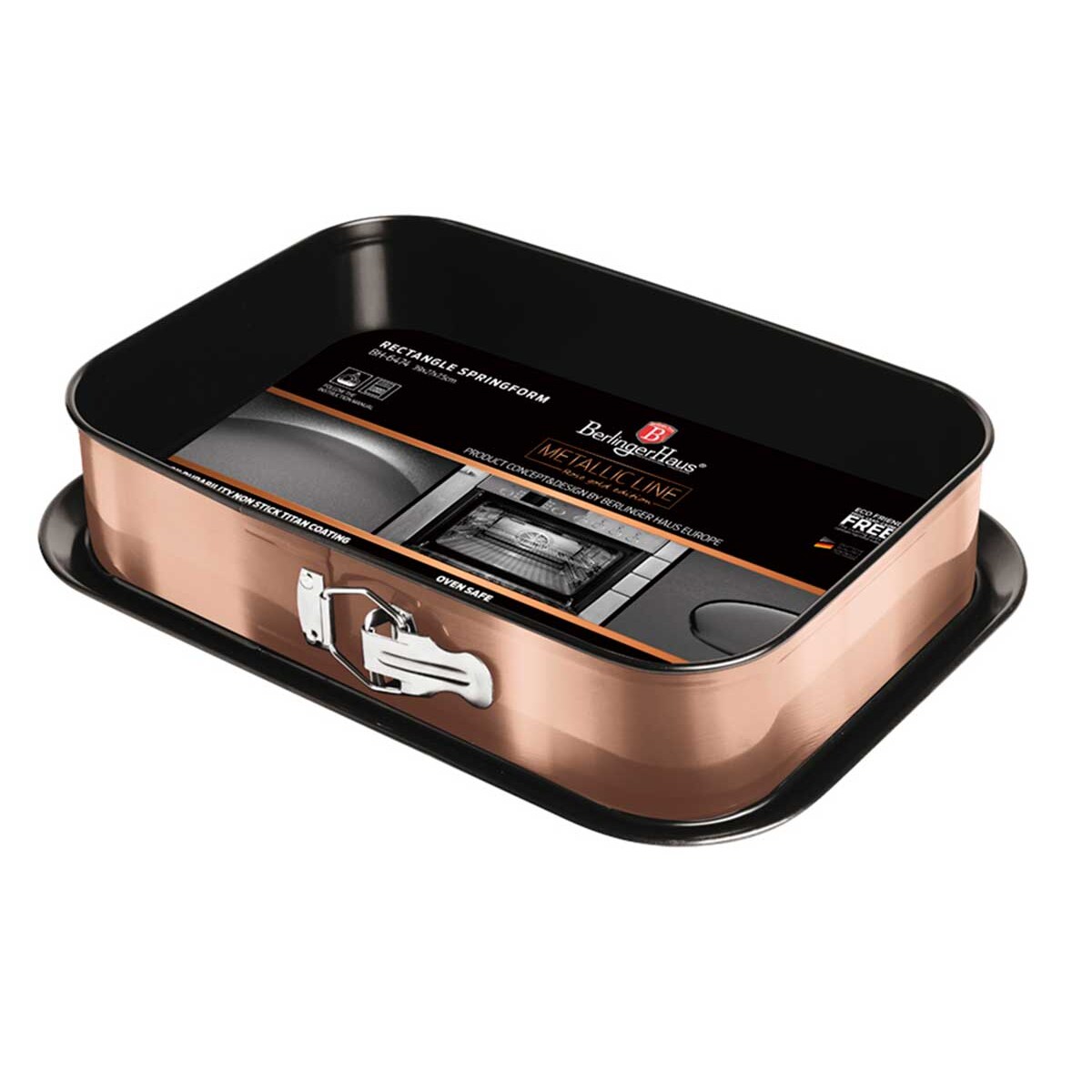 Forma blacha do pieczenia ciasta otwierana BERLINGER HAUS Rosegold