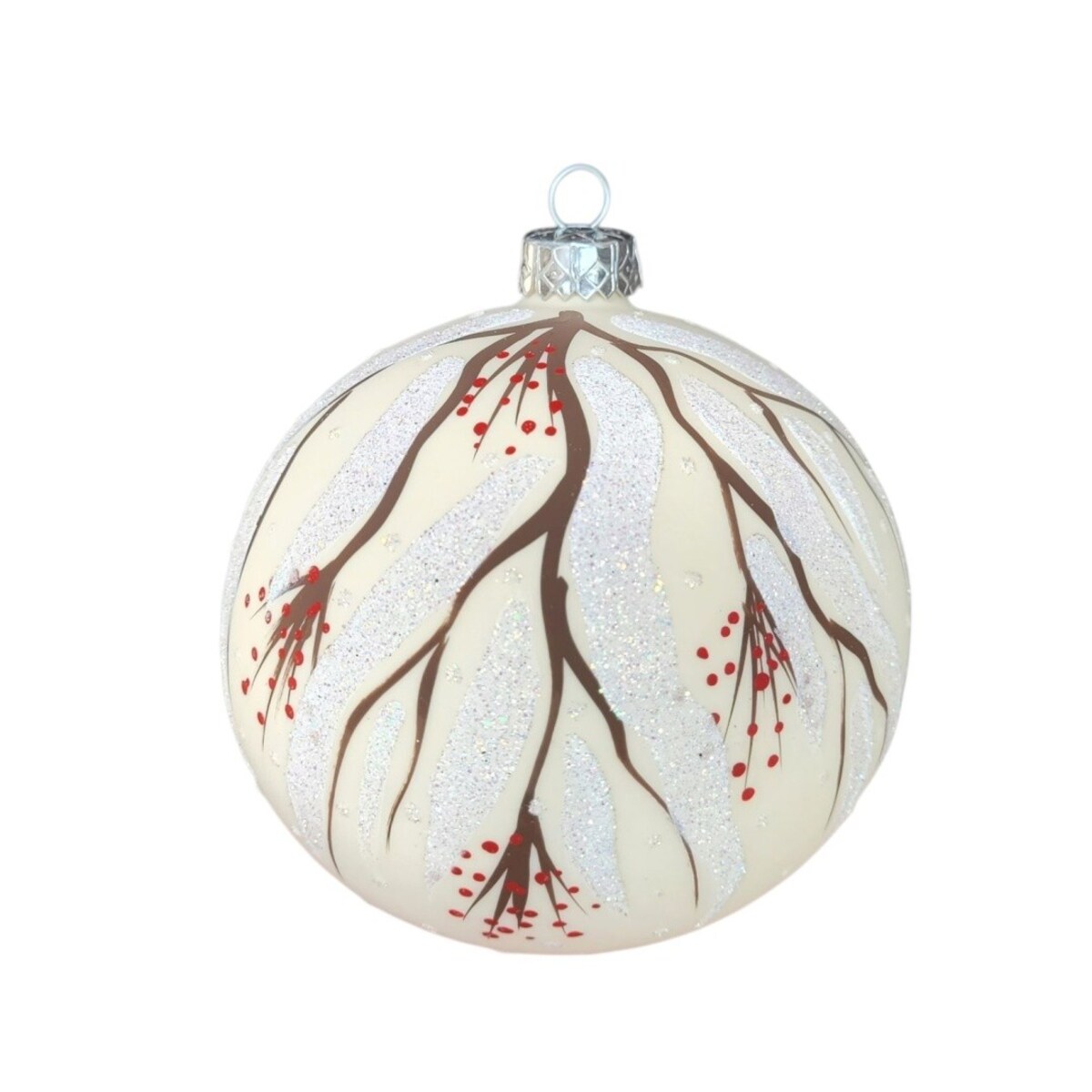 Bombka szklana 4 szt. Ø 100 mm PTASZKI gile