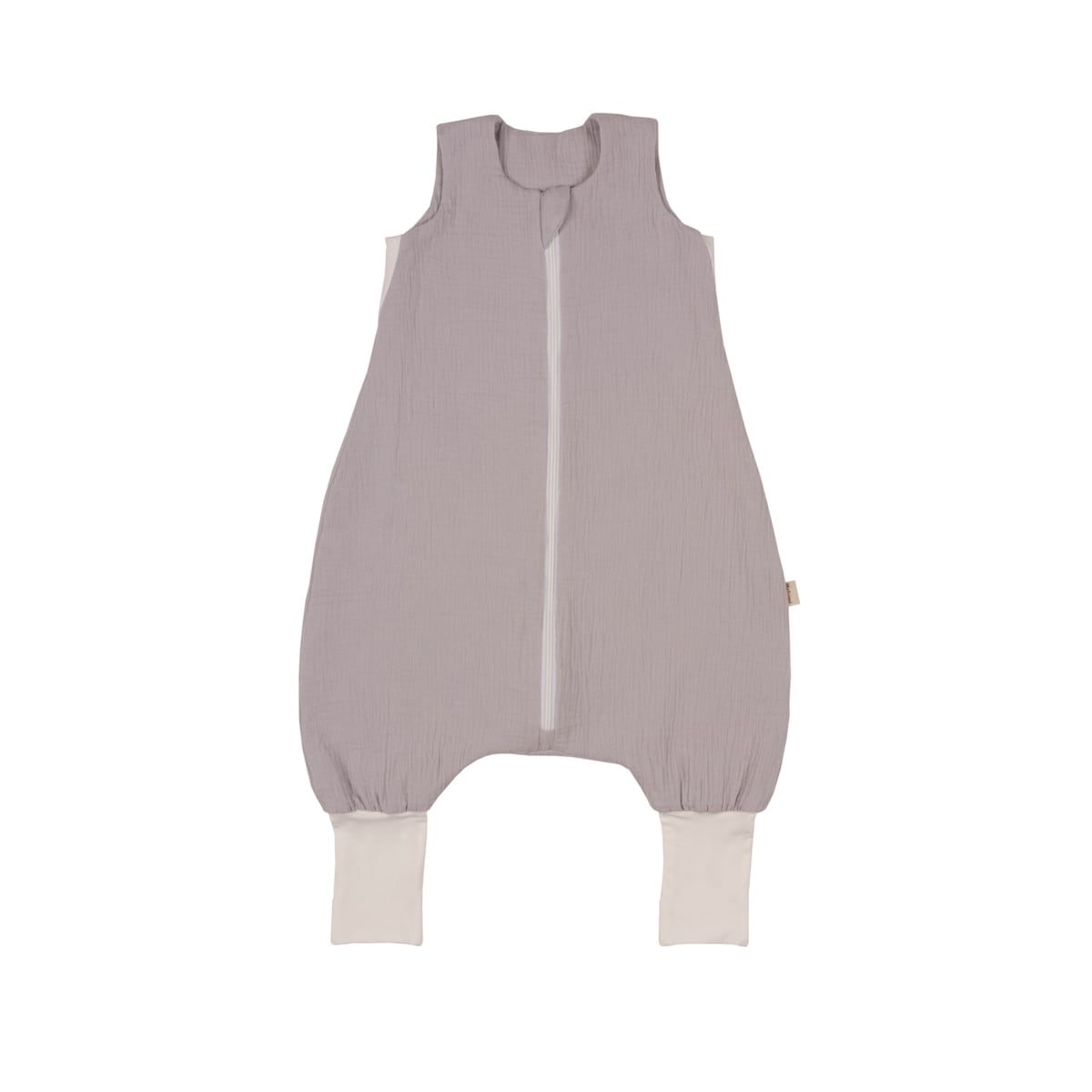 Śpiworek do spania z nogawkami muślinowy grey