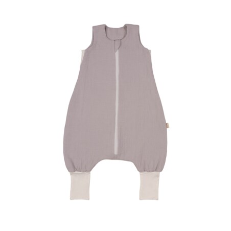 Śpiworek do spania z nogawkami muślinowy grey