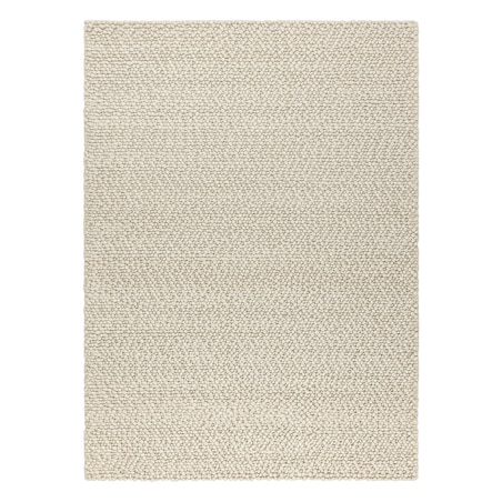 Dywan wełniany TAHAR 99005B krem / szary - 90x150 cm