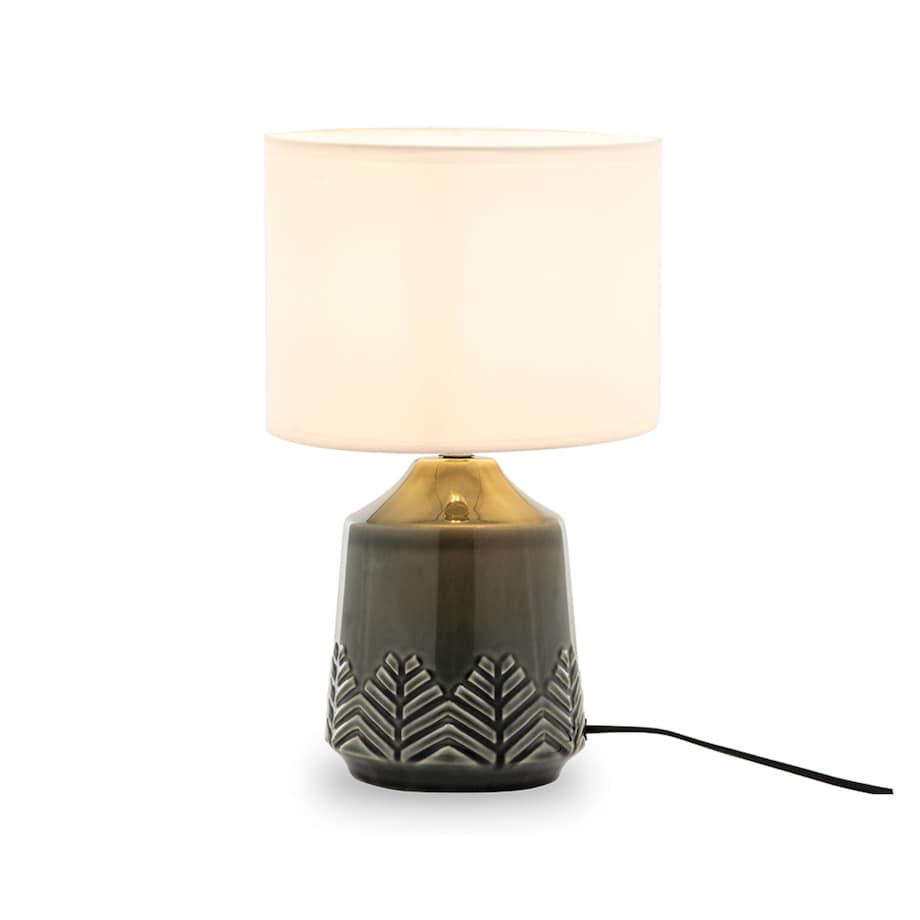 KONSIMO HYSSO Lampa stołowa kolor szary