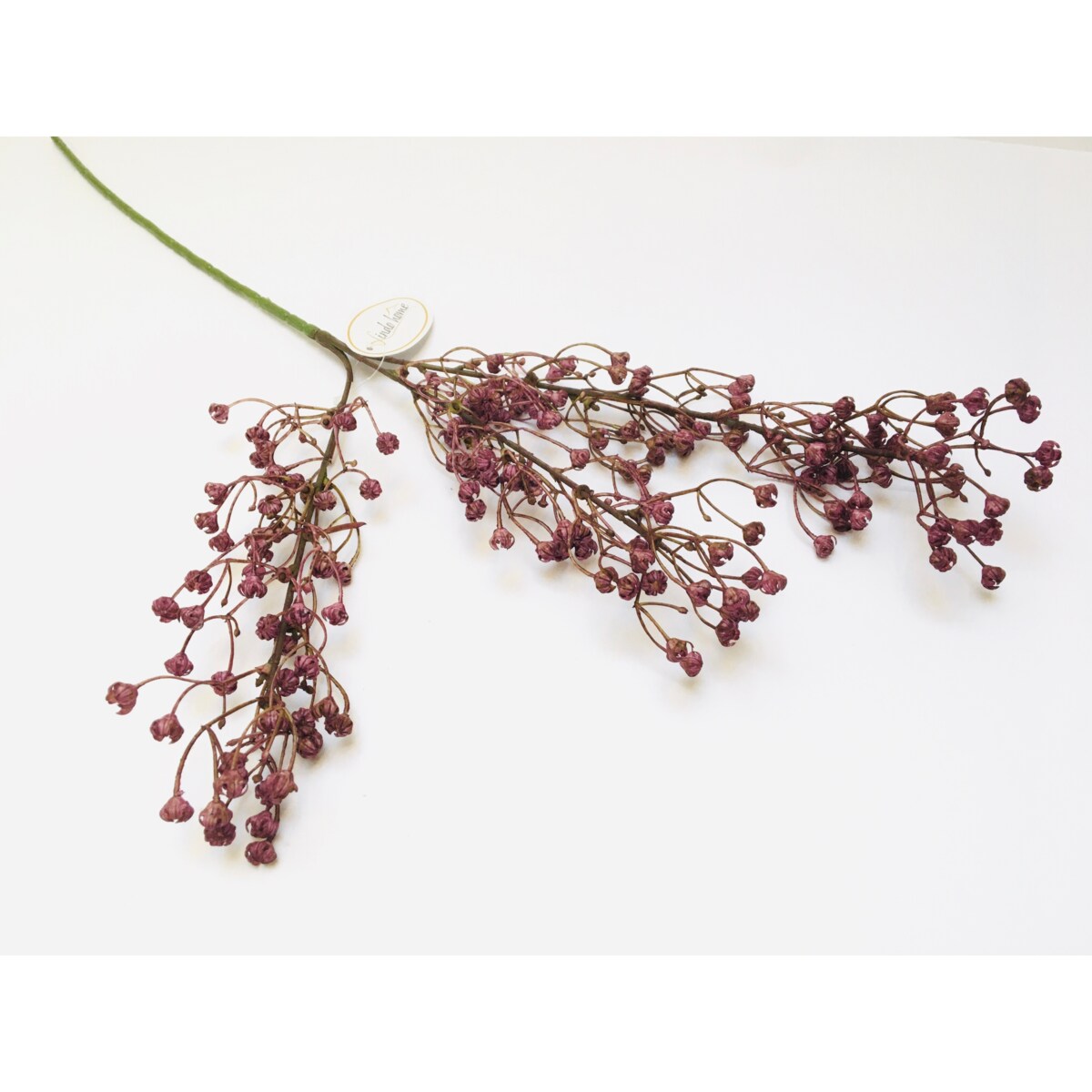 GAŁĄZKA DODATEK do stroika bukietu drobna gipsówka sztuczna FIOLET dekor