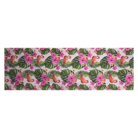 Konsimo MONTERI Bieżnik, biały/zielony/różowy