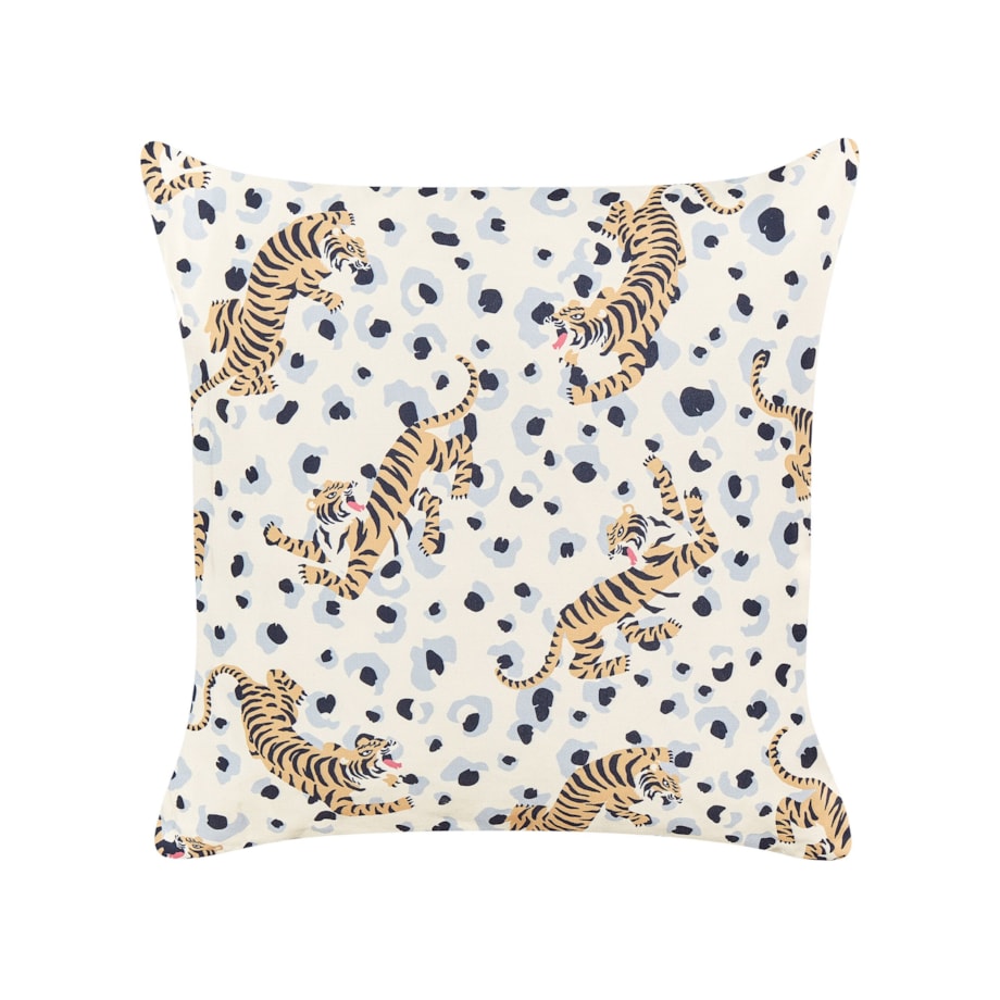 2 poduszki ogrodowe w tygrysy 45 x 45 cm wielokolorowe ARENZANO