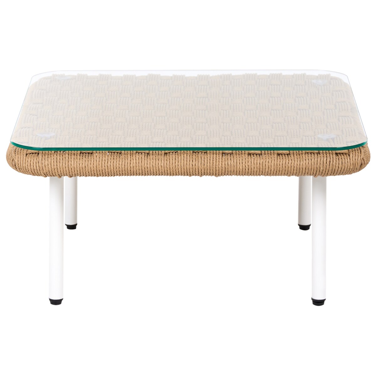 Stolik kawowy BAUCINA 60 cm 60 cm Jasnobrązowy