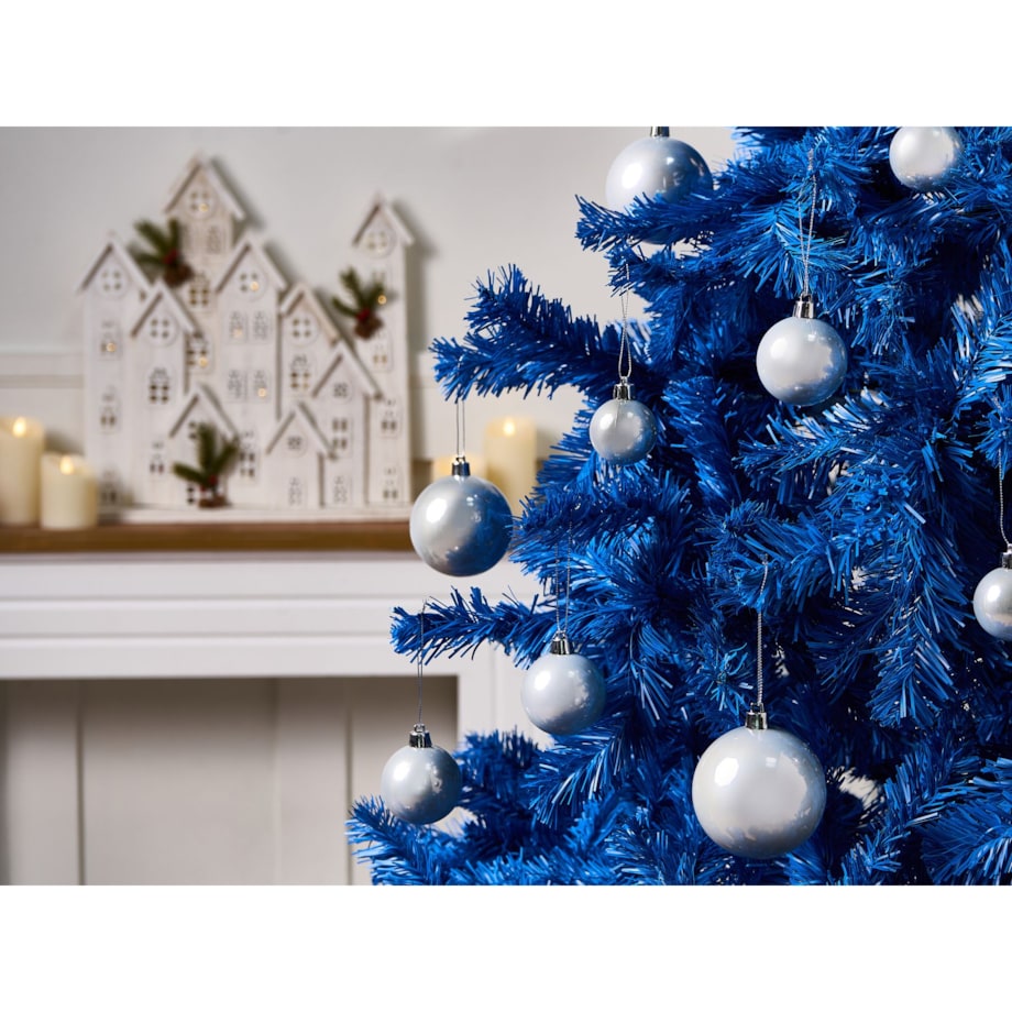 Zestaw 60 bombek TINNSJA Srebrny