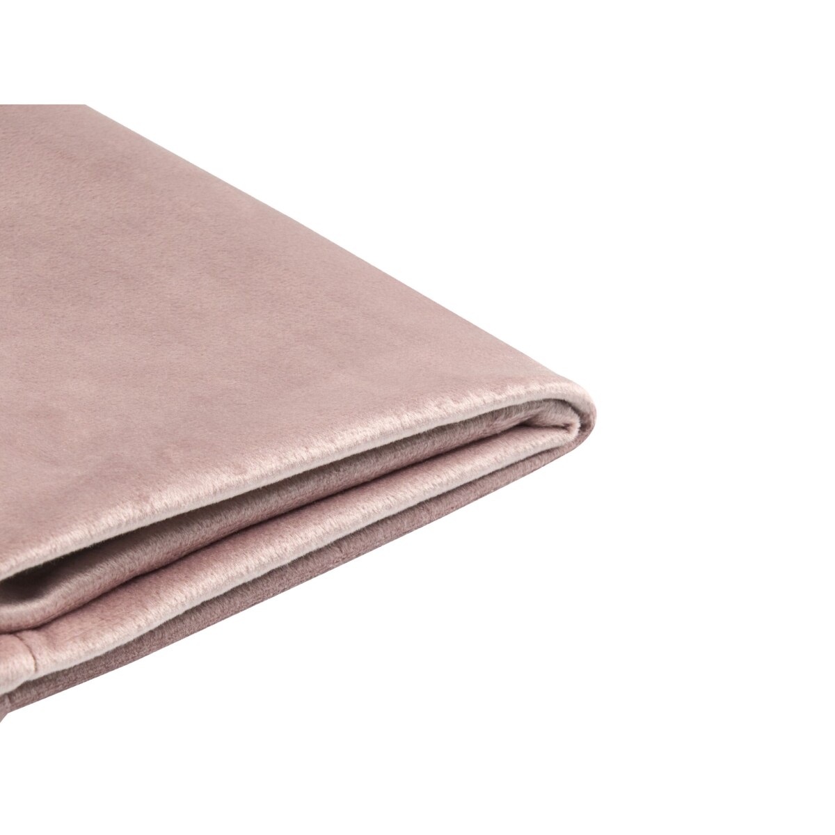 Łóżko welurowe 140 x 200 cm różowe FITOU