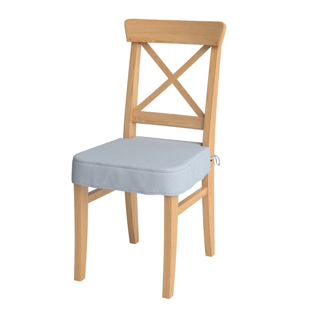 Siedzisko na krzesło Ingolf, błękitny melanż, krzesło Inglof, Amsterdam