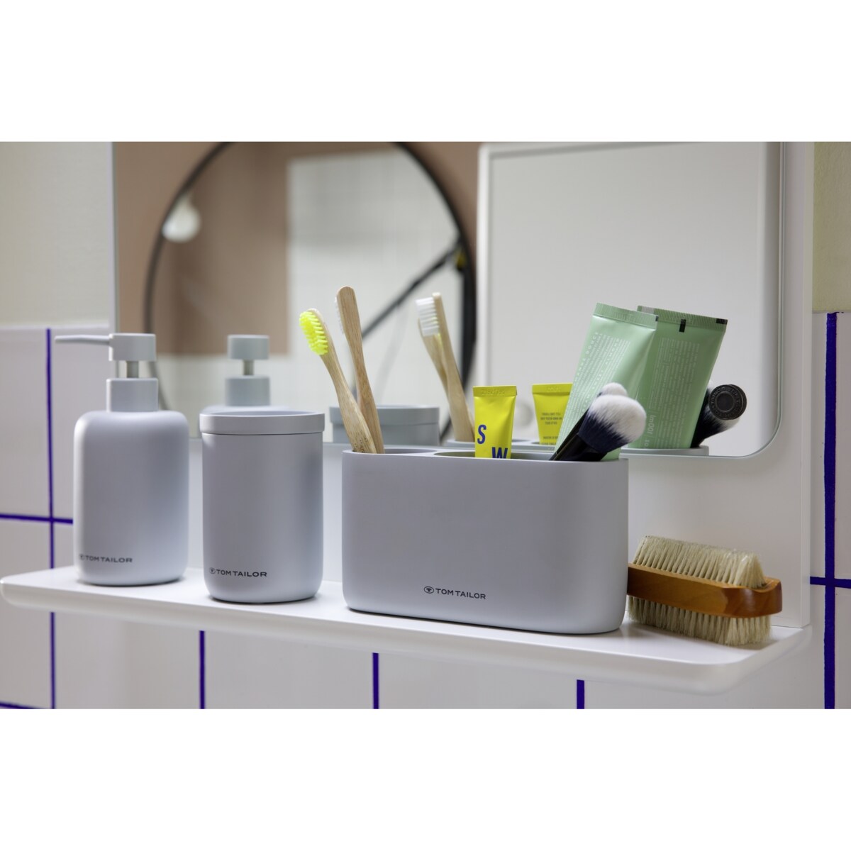 Okrągły organizer z pokrywką TOM TAILOR