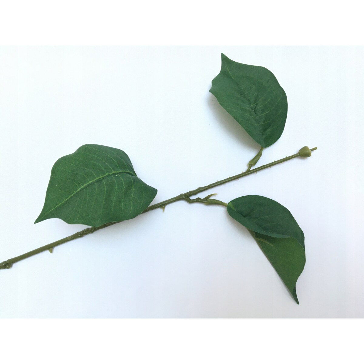 ŁODYGA SZTUCZNA do gwiazdy betlejemskiej KWIATÓW RÓŻNYCH z liśćmi 44cm