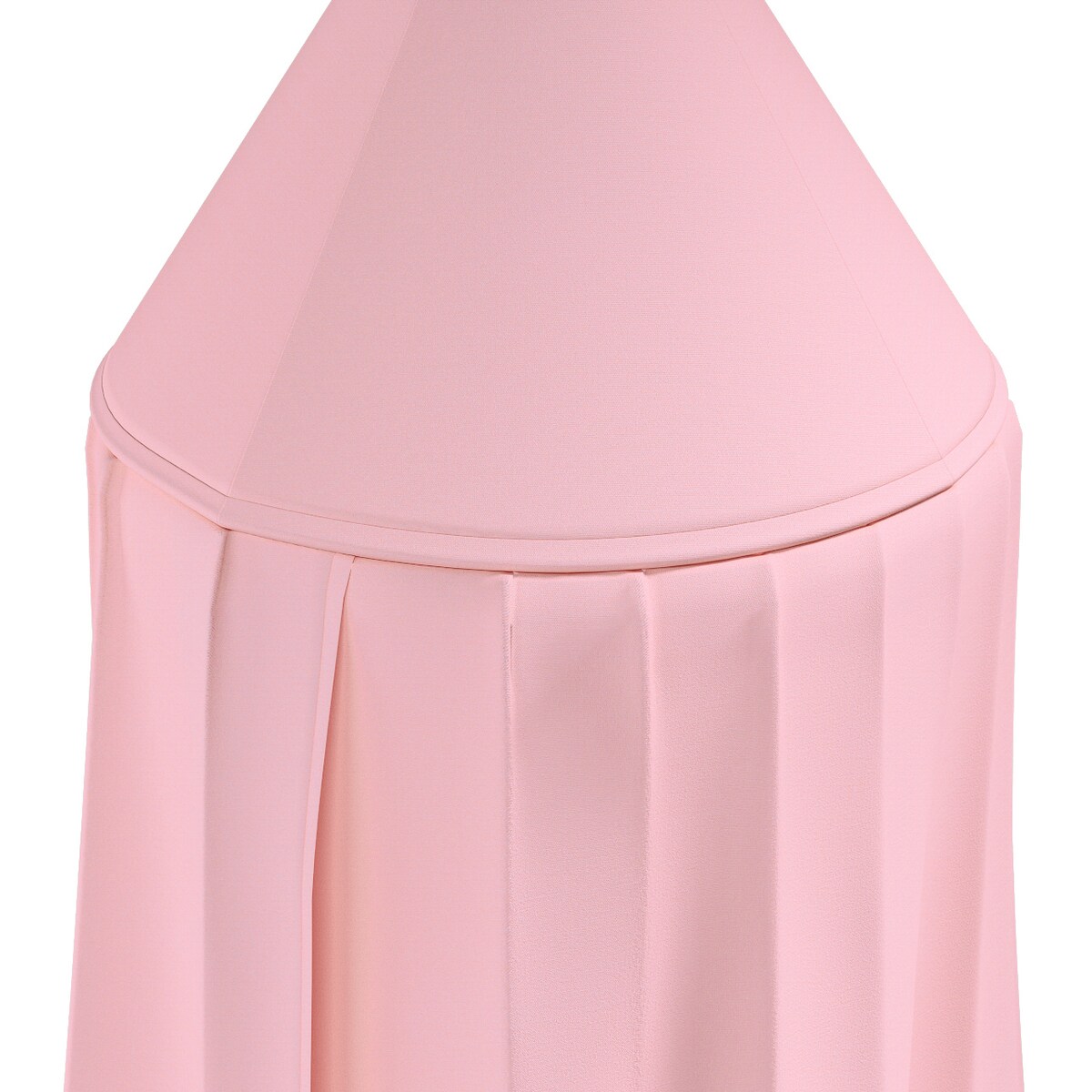 Baldachim do łóżeczka, pastelowy róż, fi 50cmx230cm, Happiness