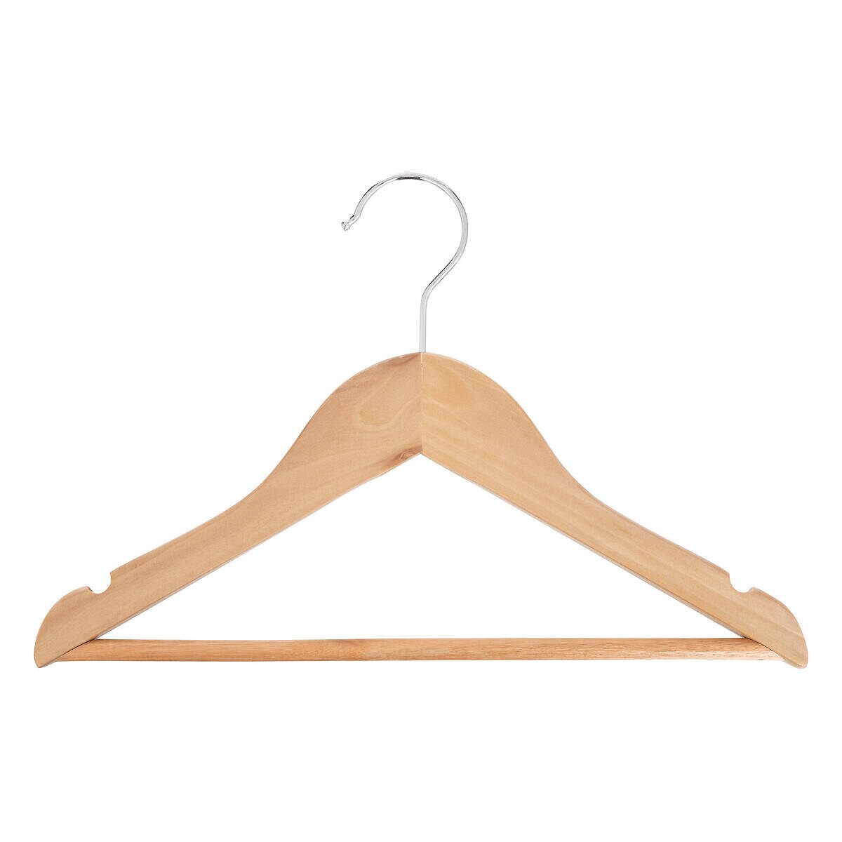 Wieszak na ubrania dla dzieci WOOD, klonowy, 4 sztuki