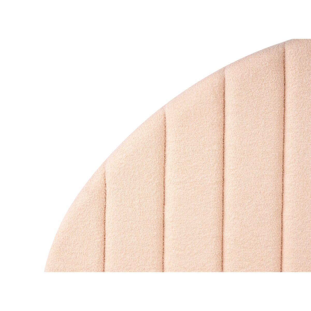 Łóżko z pojemnikiem Boucle CHADENET 140 x 200 cm Brzoskwiniowy