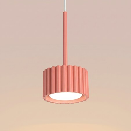 Lampa wisząca AURA 1 brzoskwiniowa Gx53