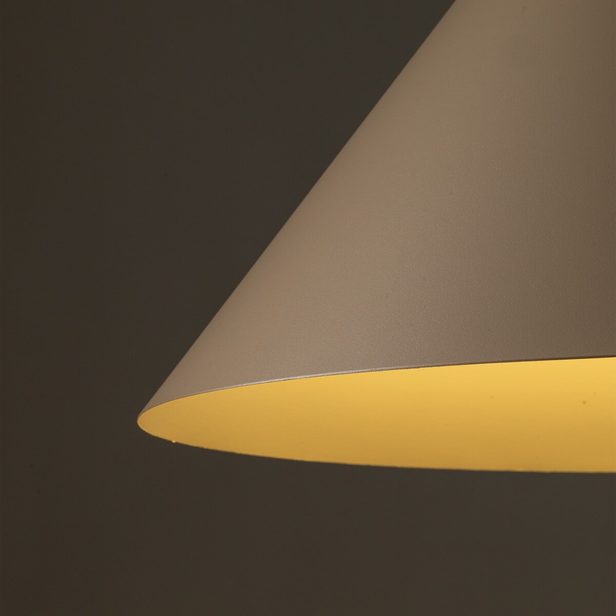 Lampa wisząca TK Lighting CONO SABIA XL 10622 beżowa E27 50 cm regulowana do salonu i jadalni