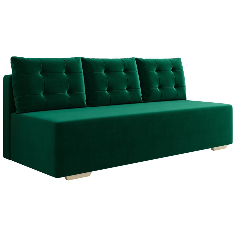 Kanapa REDOX rozkładana bez boczków - zielona