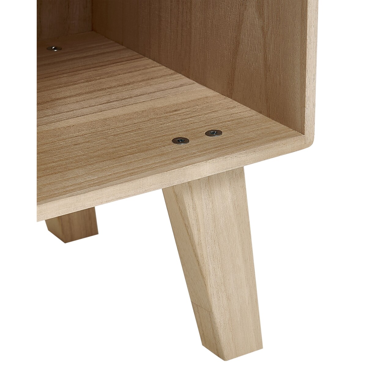 Regał 4 półki jasne drewno TUPELO