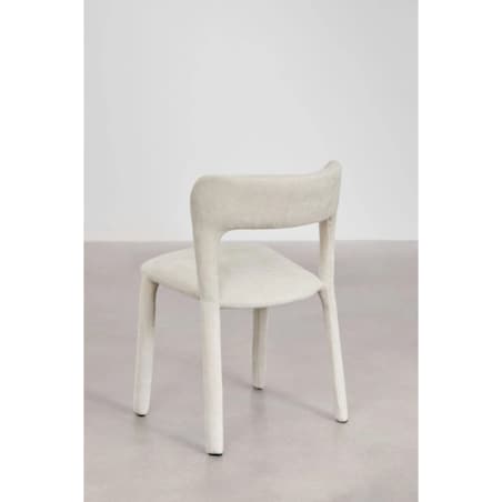 Krzesło do jadalni tapicerowane Brussels kremowe