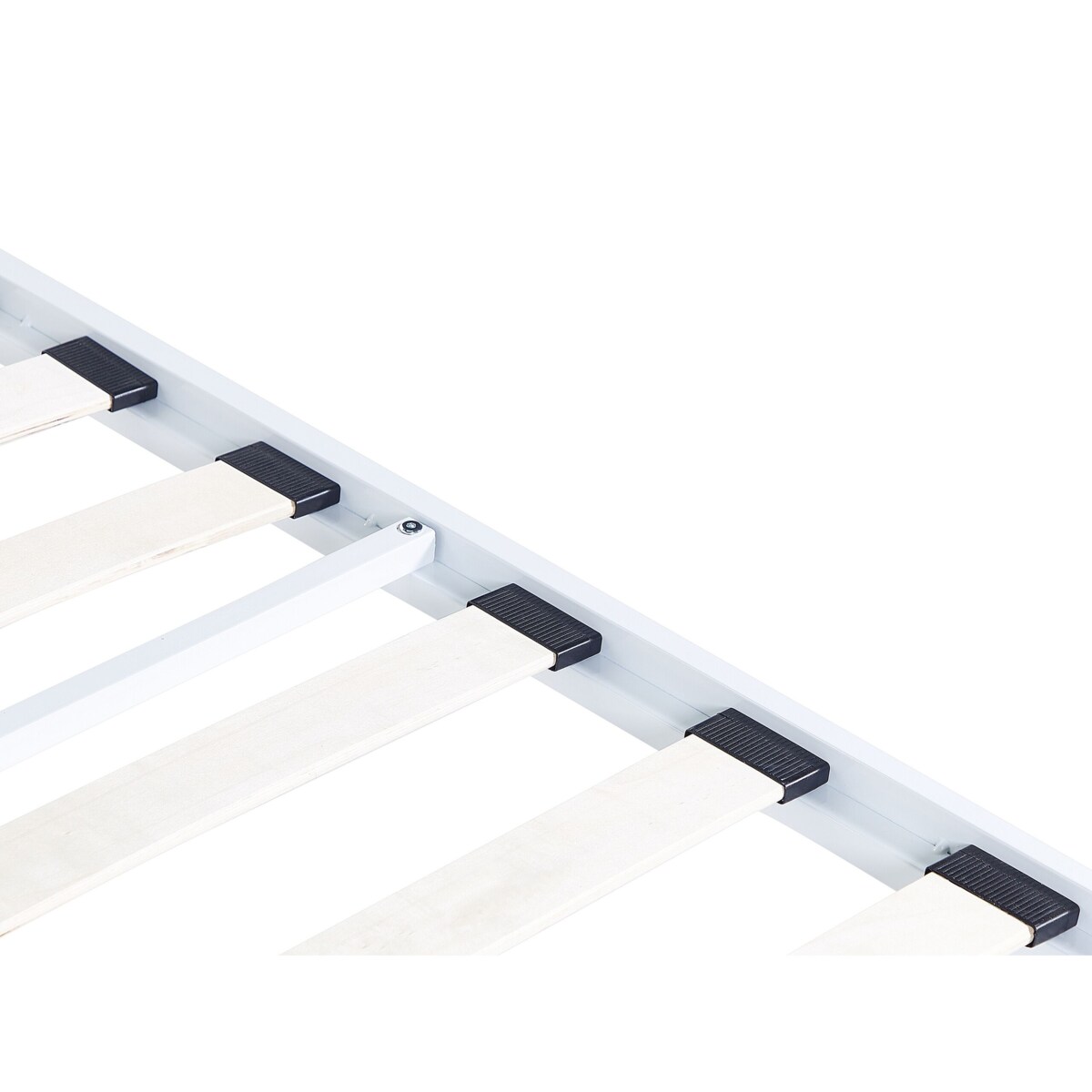 Łóżko z baldachimem Metal LESTARDS 180 x 200 cm Biały