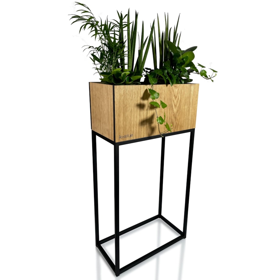 Kwietnik LOFT FIORINO dąb 42x22x80 cm