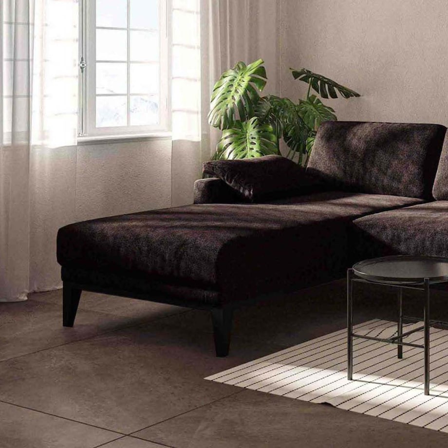 Sofa narożna Musso - brązowa