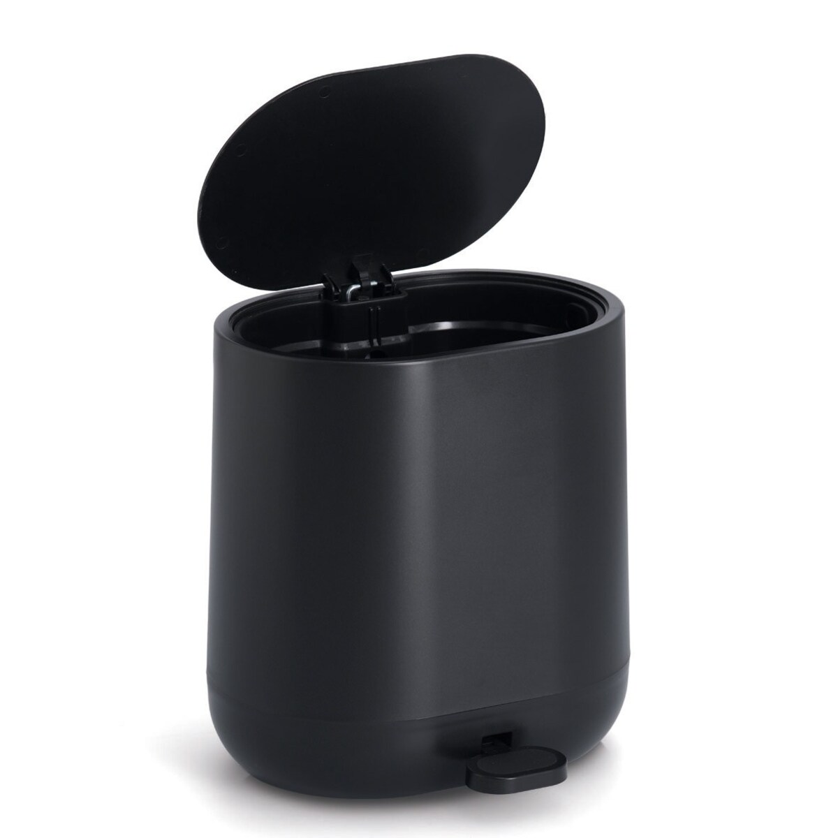 Kosz łazienkowy 6 litrów 26,5x26x22,5 cm DINKA czarny