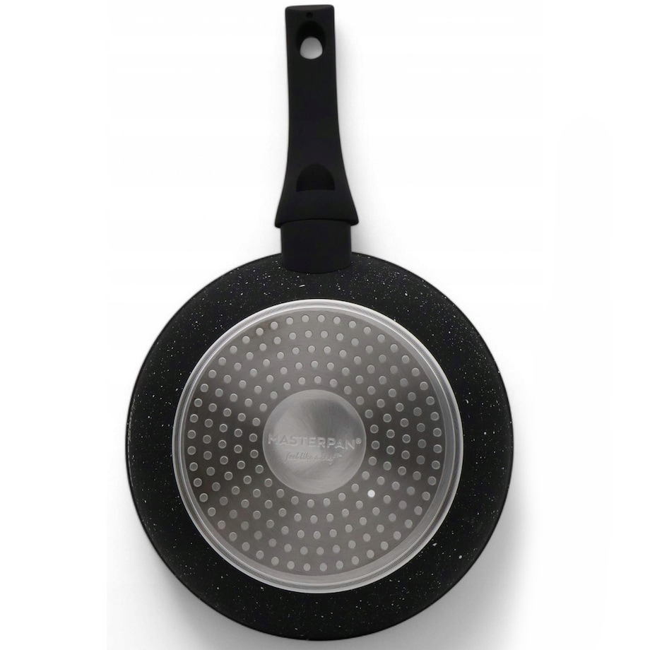 Patelnia Granitowa 20 Cm Plaster Miodu Indukcja Gaz 1.0L Wysoka 4.5