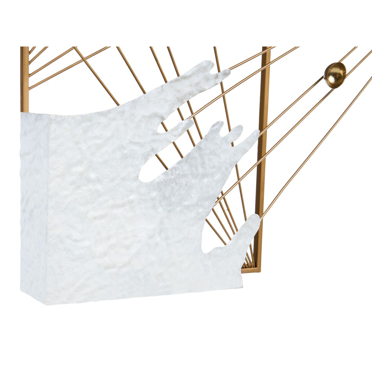 Dekoracja ścienna BALBRIGGAN Metal 70 cm Kolorowy