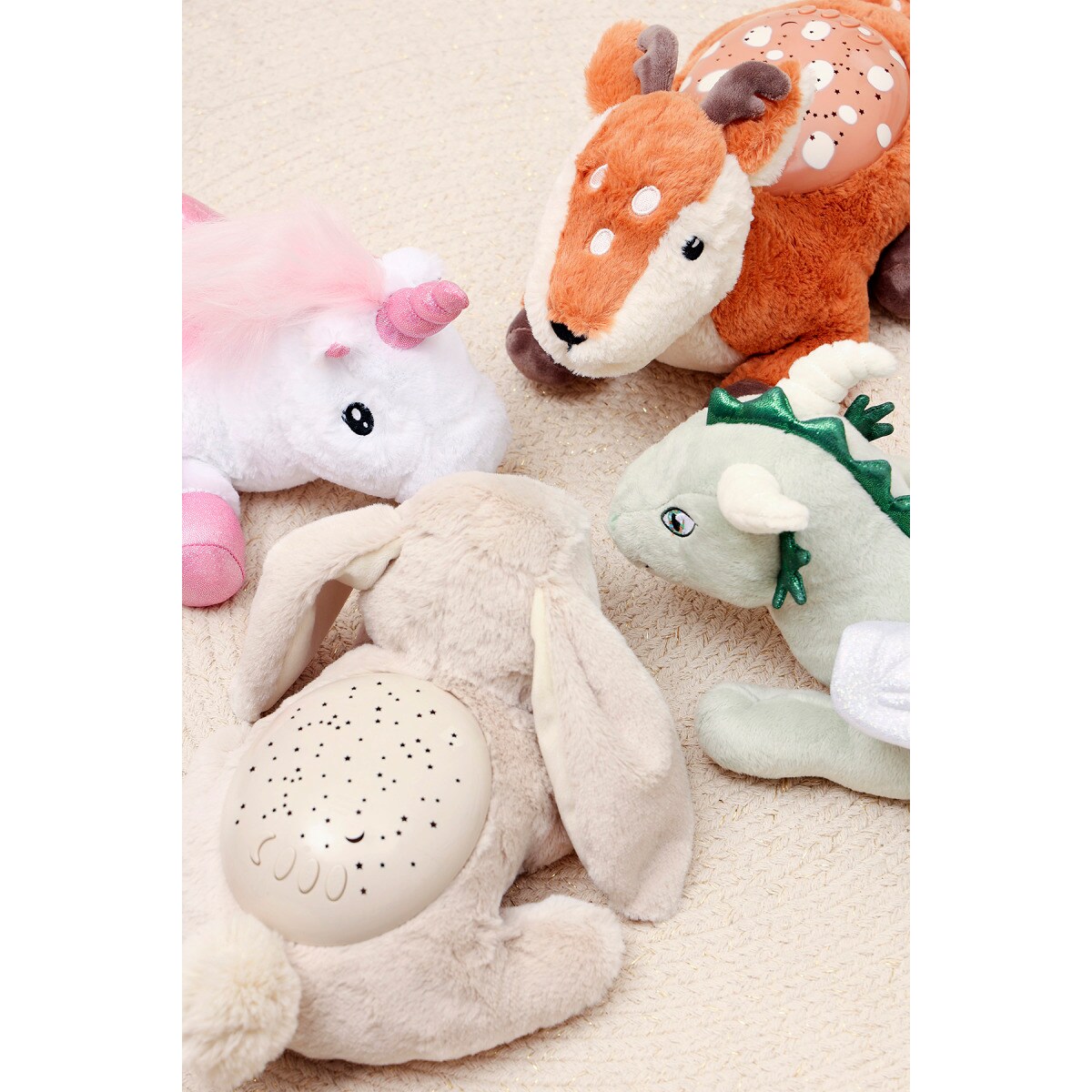 Pluszowy projektor dla dzieci - Jednorożec - przyjaciel do snu - Cloud b® Twilight Buddies™