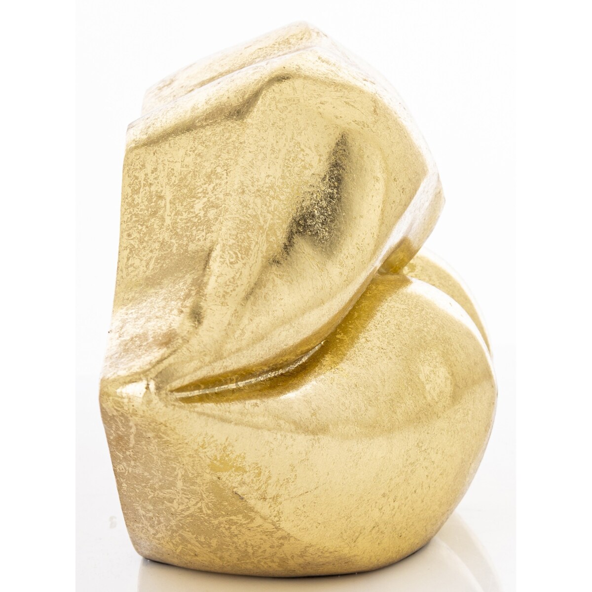 Dekoracja - złote USTA 13,5x28x8,5 cm small