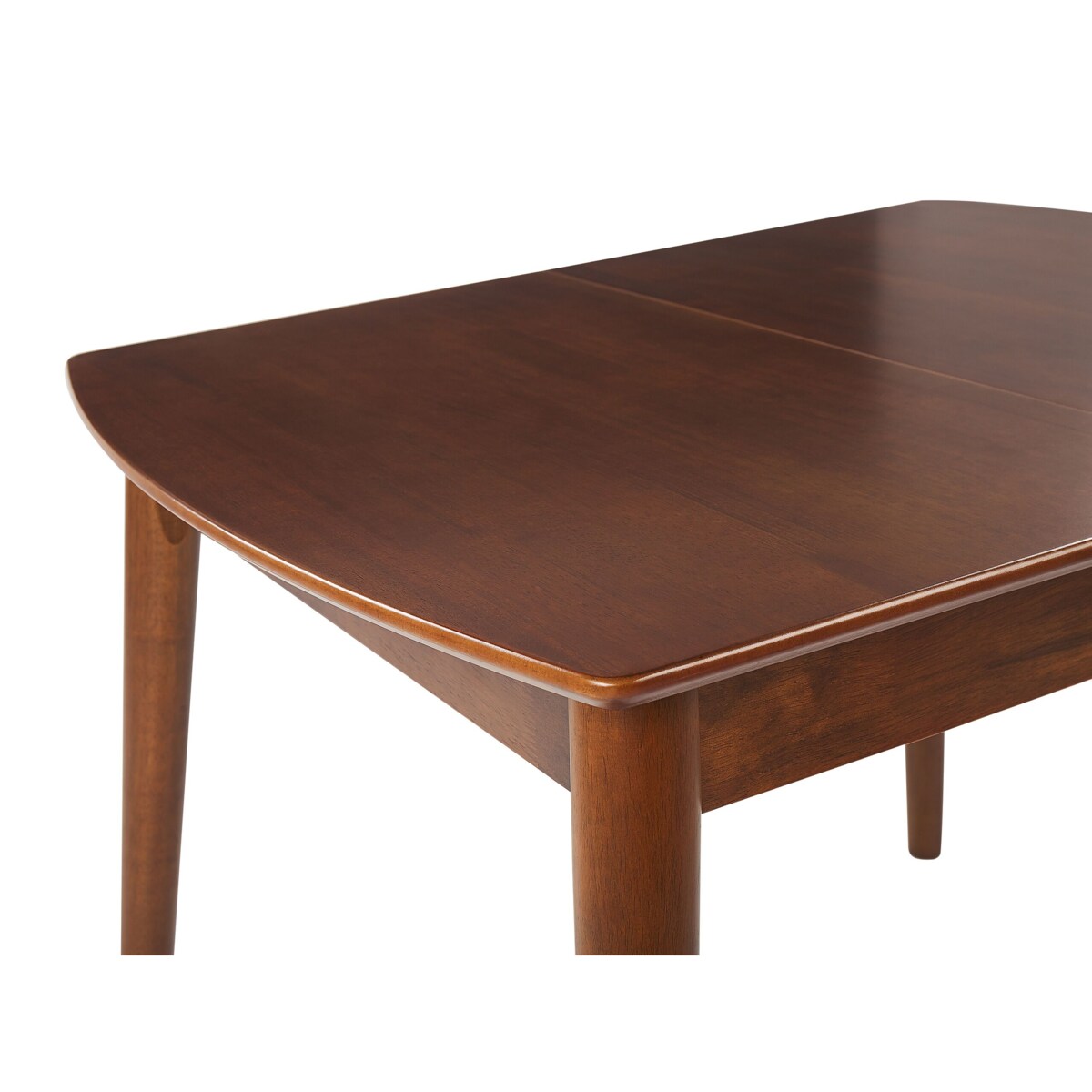 Stół do jadalni rozkładany TOMS Ciemnobrązowy 100/130 cm 80 cm Drewno