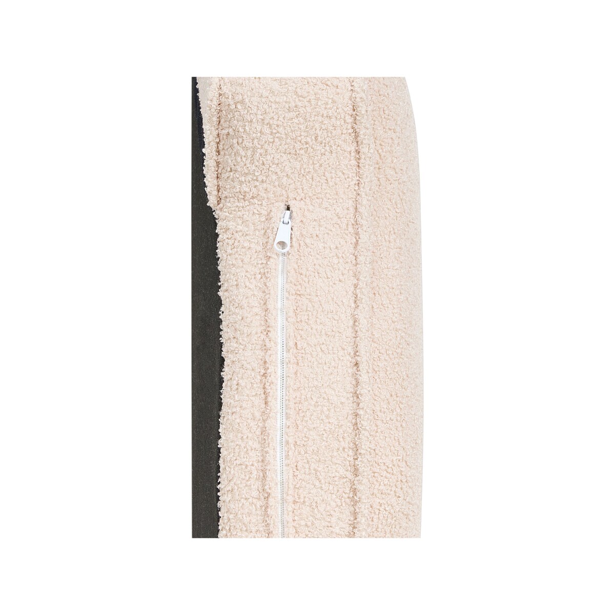 Szezlong boucle lewostronny jasnobeżowy ALLIER