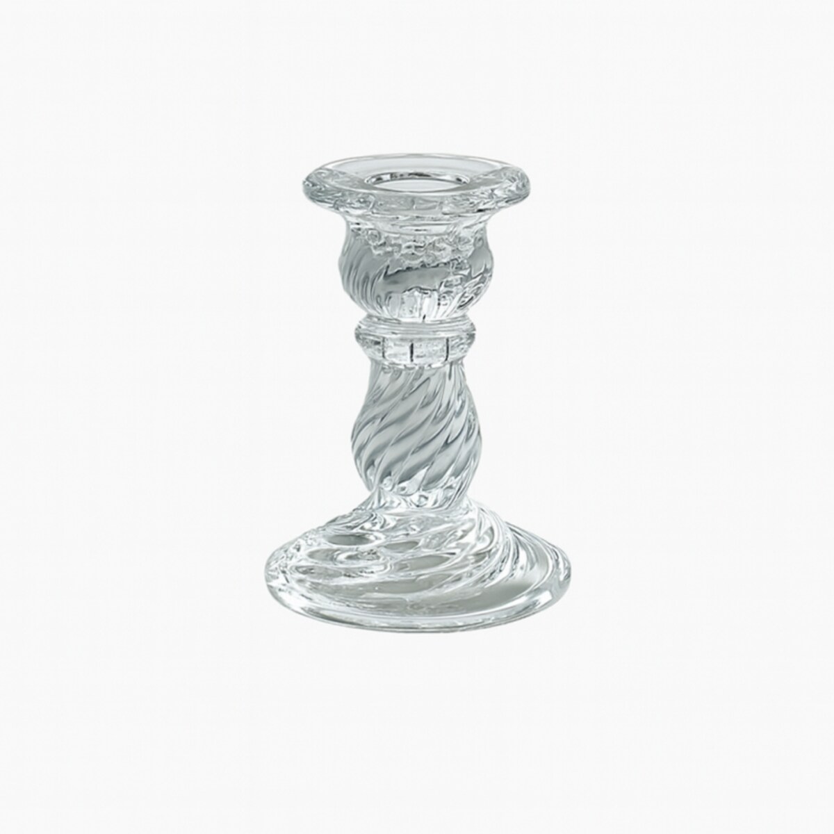Świecznik dekoracyjny, szklany Glamour 9,5cm - SW12