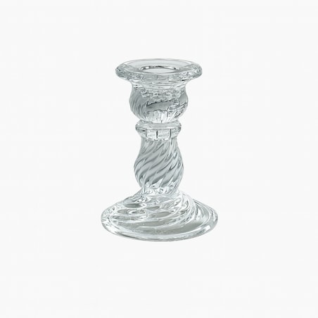 Świecznik dekoracyjny, szklany Glamour 9,5cm - SW12