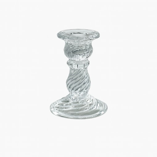 Świecznik dekoracyjny, szklany Glamour 9,5cm - SW12