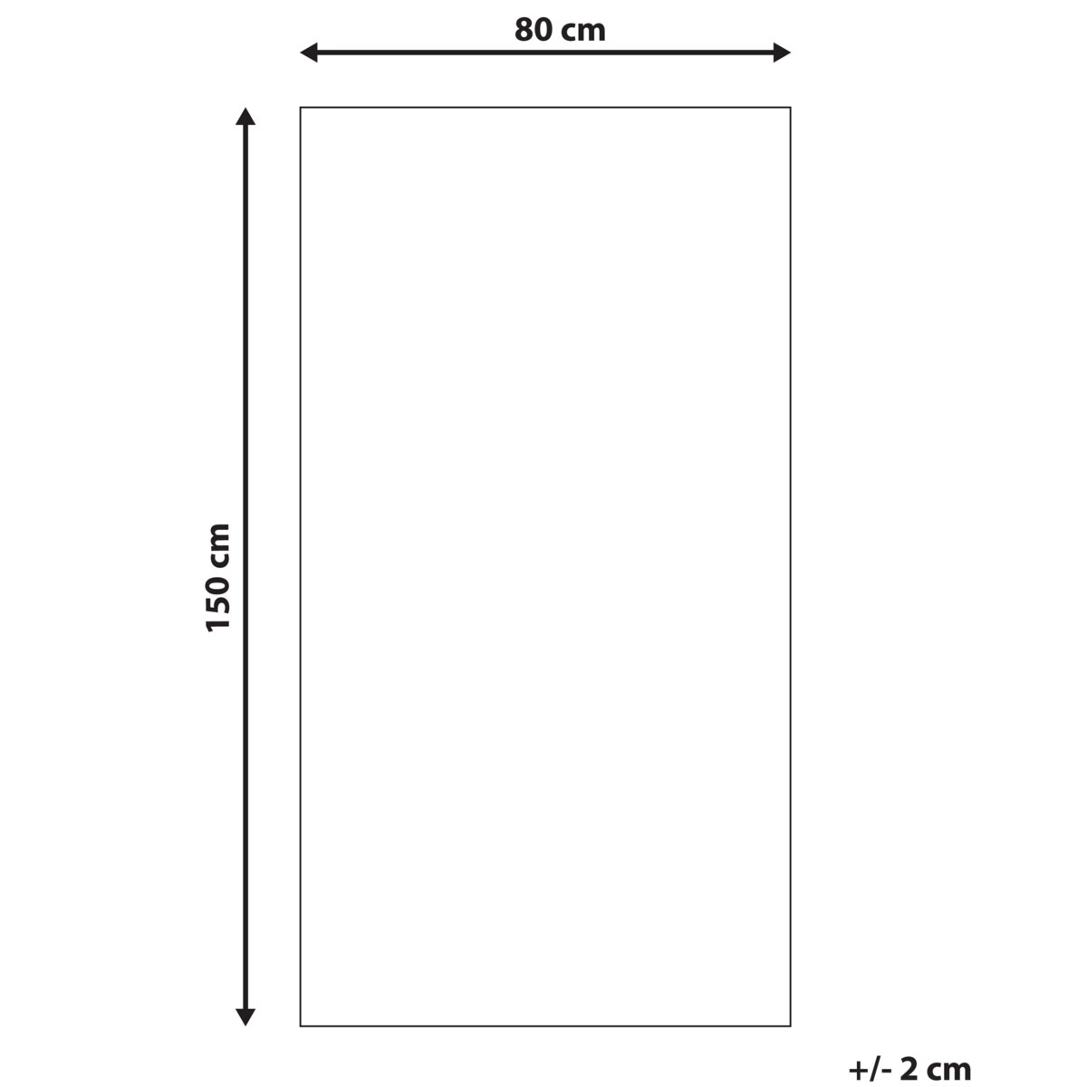 Dywan HUSUNLU Beżowy 80 x 150 cm Wełna Gabbeh