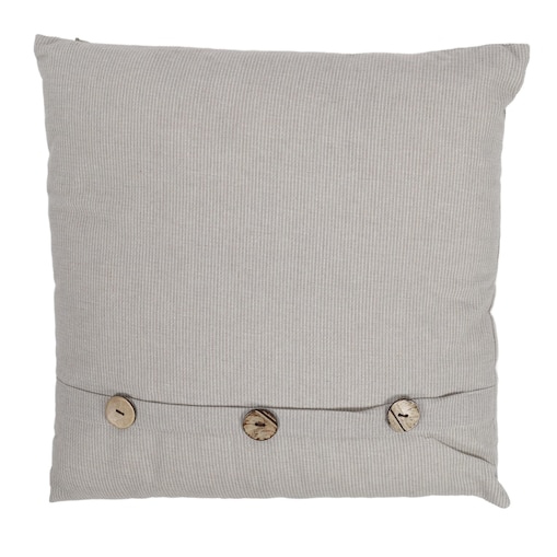 Poduszka dekoracyjna z dużymi guzikami, 45 x 45 cm