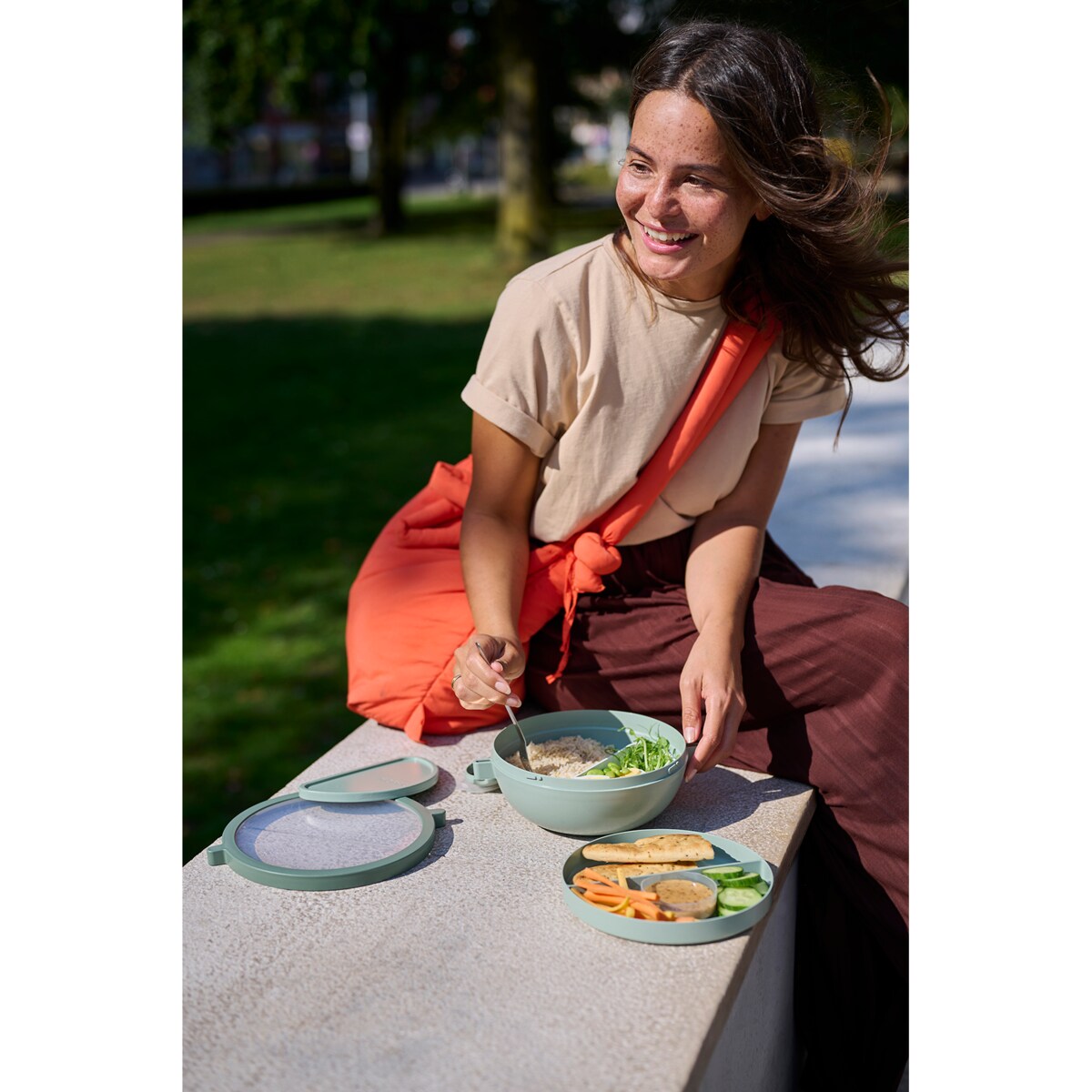 Miska Lunch Box z pokrywką Vita Nordic Sage 105830094700