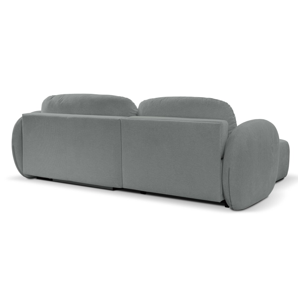 Nowoczesny narożnik rozkładany OLIVIO lewy - ciemnoszary