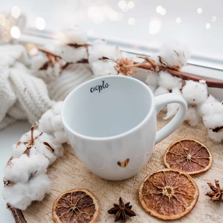 Kubek 300 ml - ciepło ZŁOTE SERCE