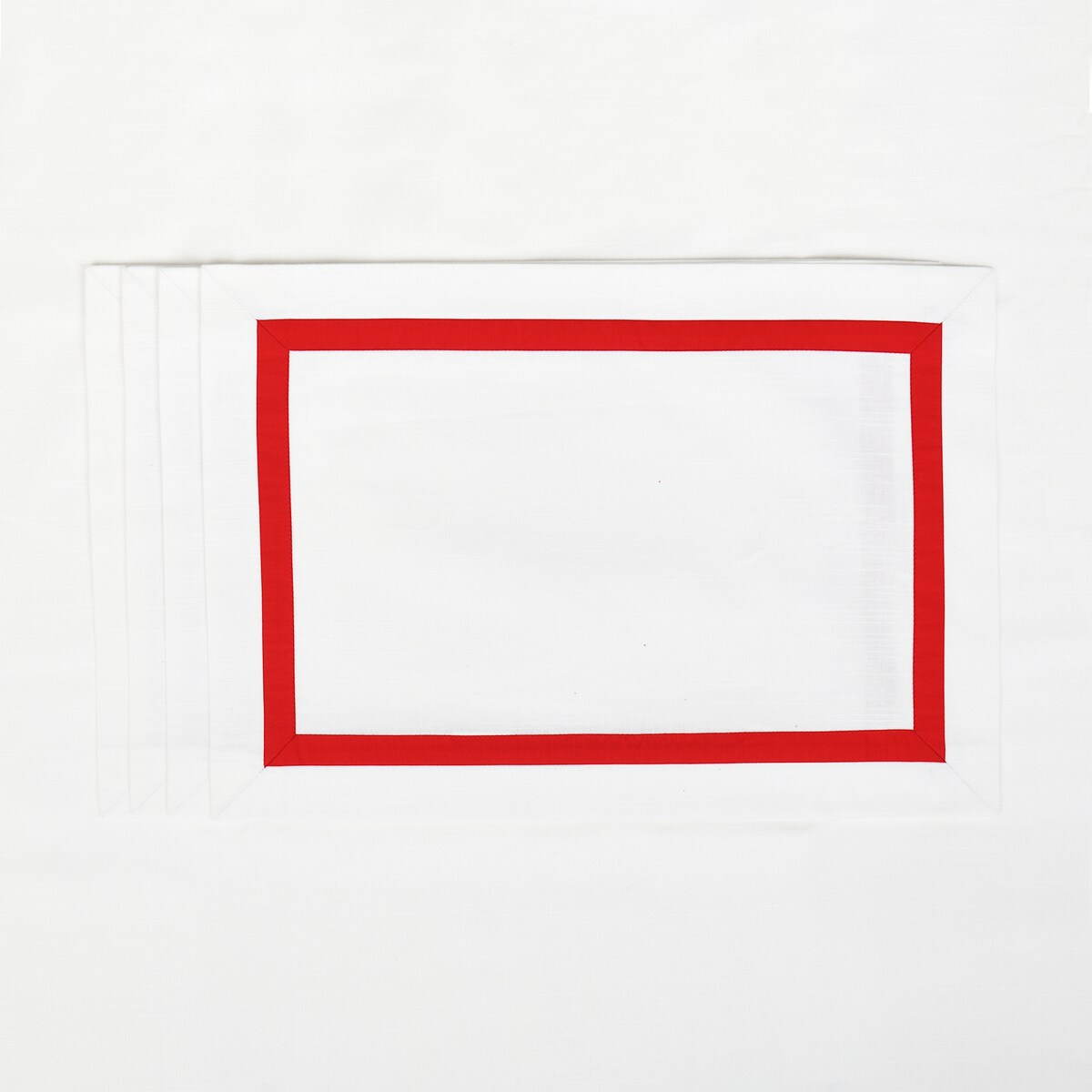 Serwetki Classic White Panama – 40 × 40 cm – komplet 6 szt.