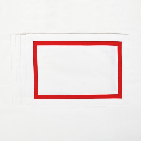 Serwetki Classic White Panama – 40 × 40 cm – komplet 6 szt.