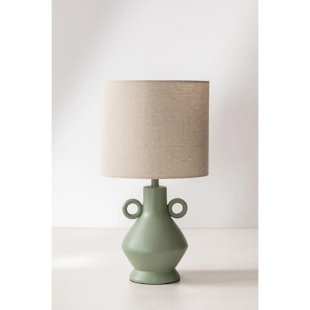 Lampa stołowa z żywicy Celadón 42 cm