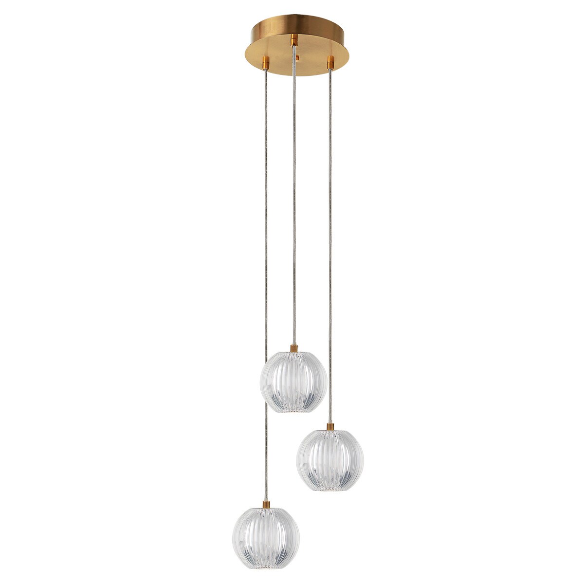 Lampa sufitowa wisząca Light Prestige Brillant złoty LED CCT 3000K/4000K/6000K (regulowana) 1 szt.