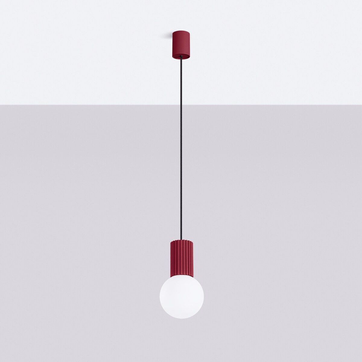 Lampa wisząca HALO 1 burgund