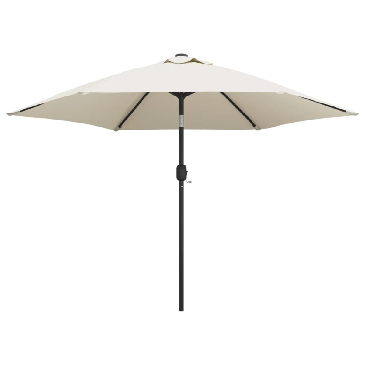 vidaXL Parasol ogrodowy, biały, 3 m