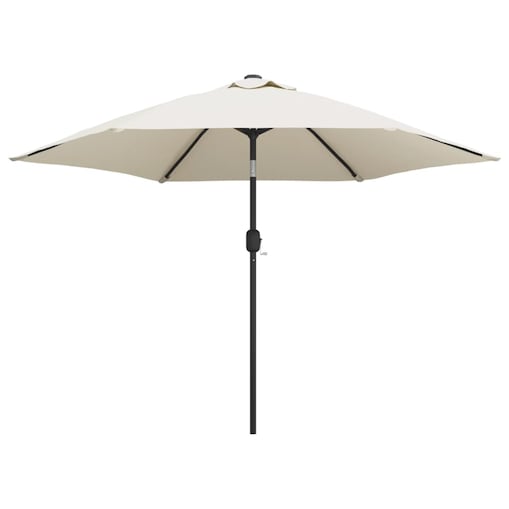vidaXL Parasol ogrodowy, biały, 3 m