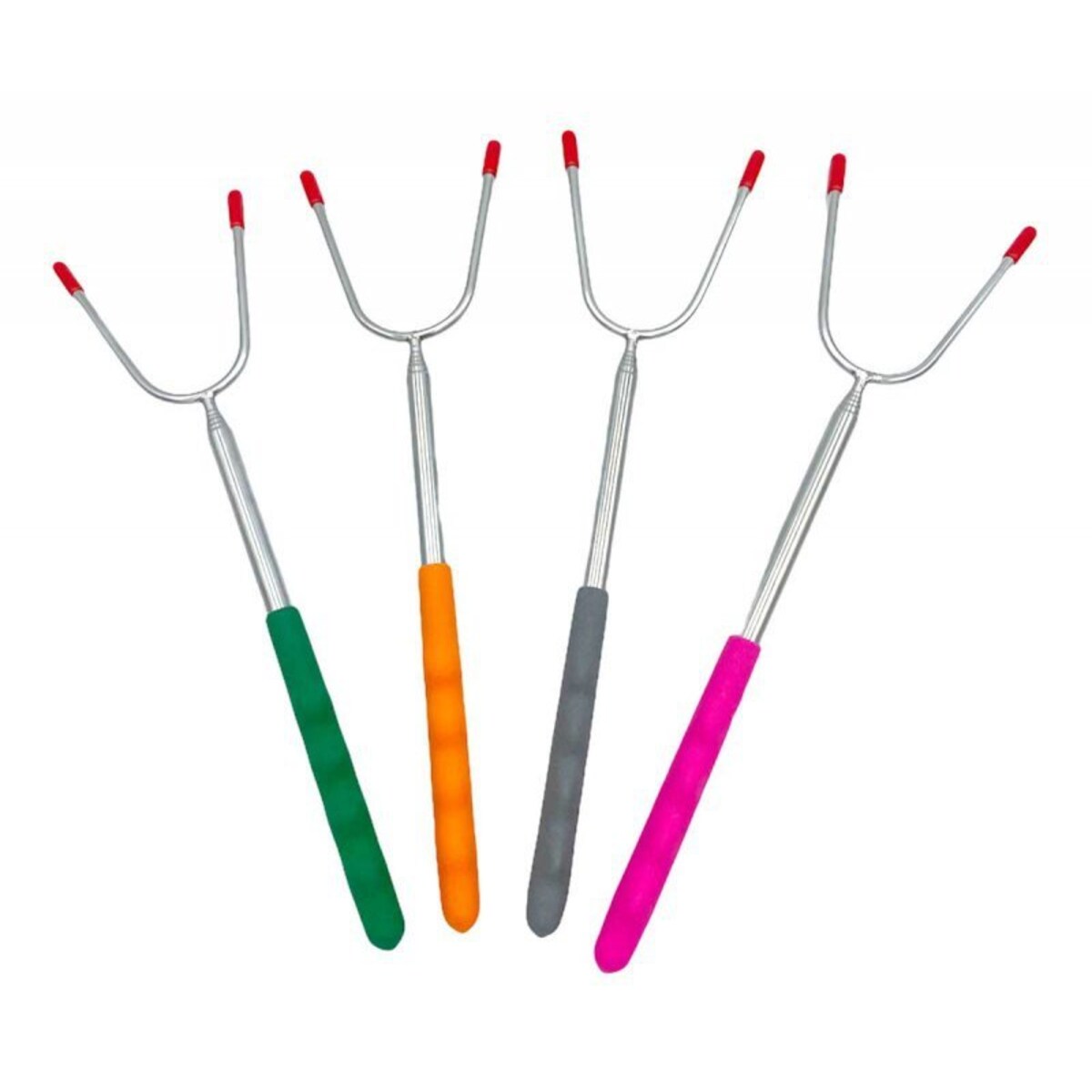 Widelec Kij Teleskopowy Do Ogniska Pieczenia Kiełbasek 4 Szt.