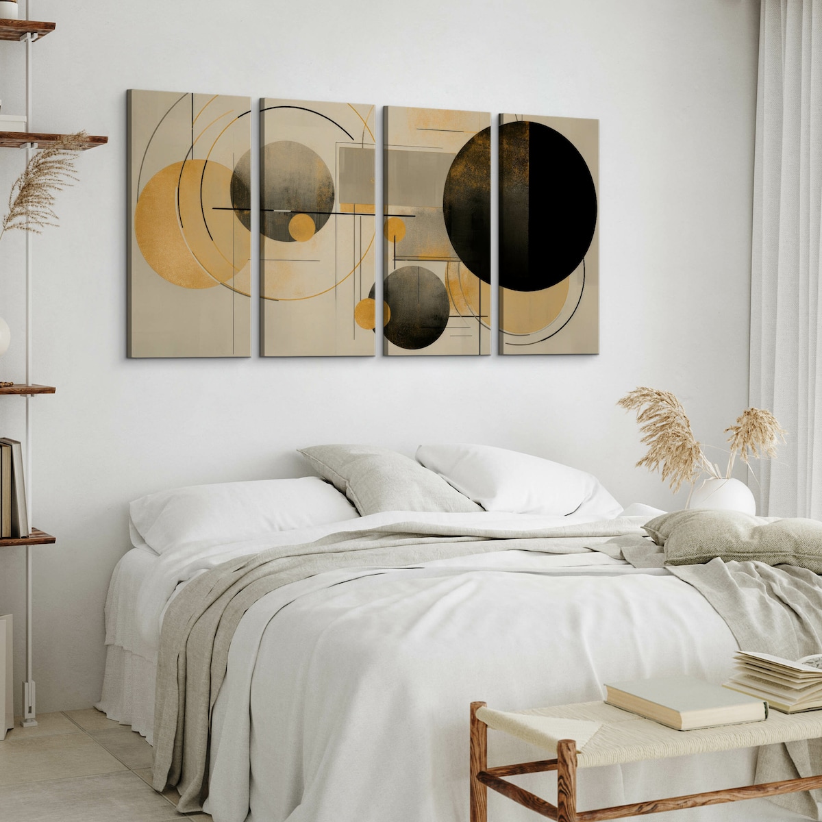 Obraz na płótnie Abstrakcyjne koła 120x60cm